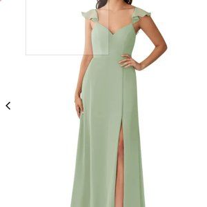 Azazie Everett - Dusty Sage Dress